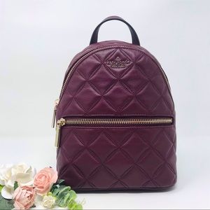 New Kate Spade Natalia Mini Backpack cherrywood